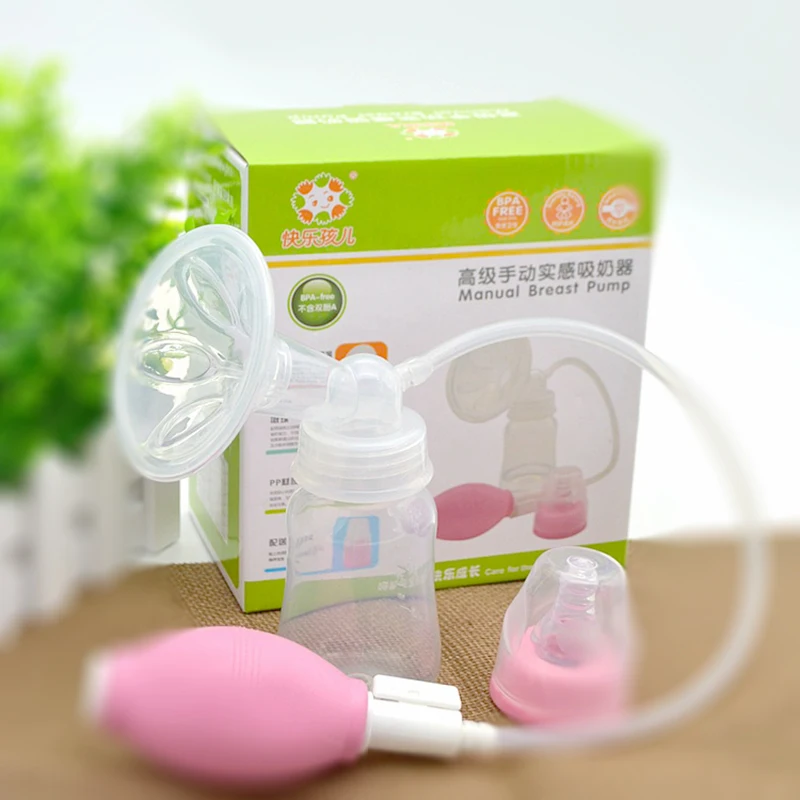 Ручной молокоотсос tirallette с наполнителем товары для кормления молоком