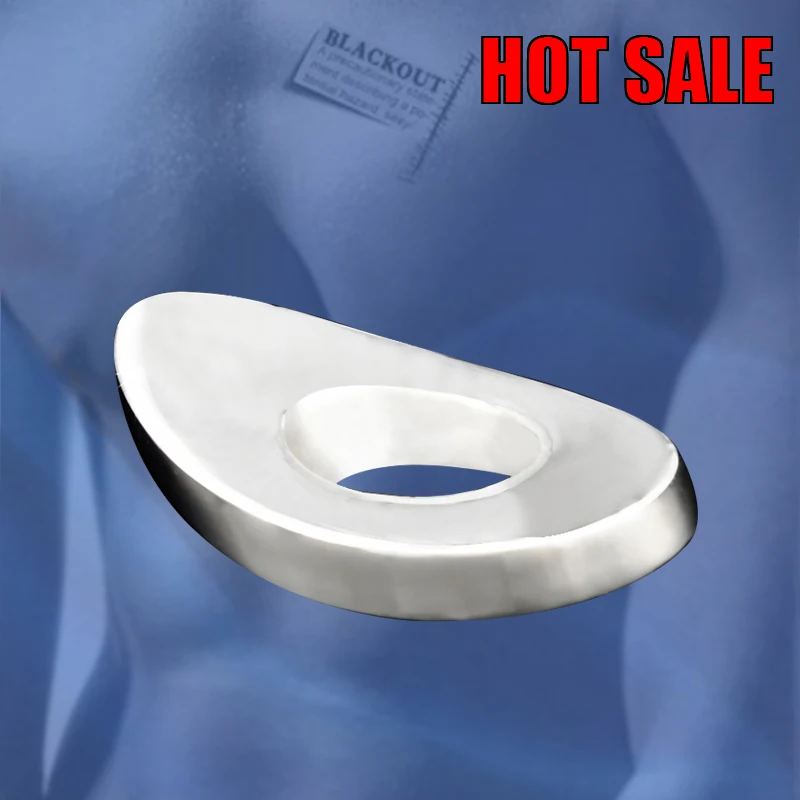 Кольцо на пенис в форме языка из нержавеющей стали 316L