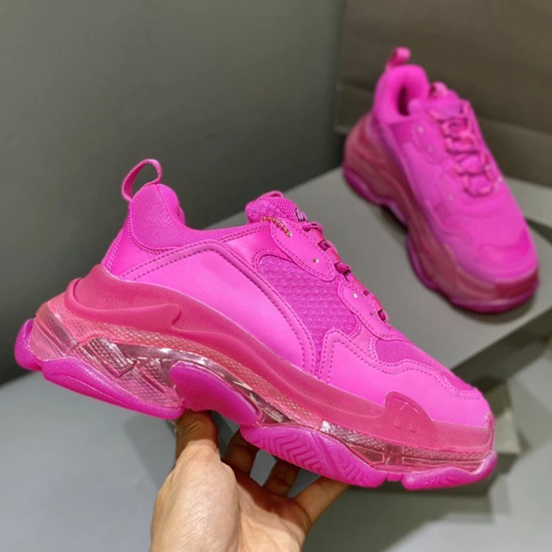 

2021 Sneakers Breathable Running Women Shoes Outdoor Sport Fashion Comfortable Casual Couples Gym Shoes