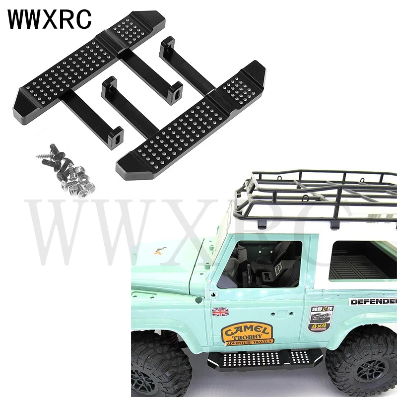 Металлическая педаль боковая пластина слайдер для MN D90 D91 D99S MN90 MN99S 1/12 RC Авто обновленные части Аксессуары