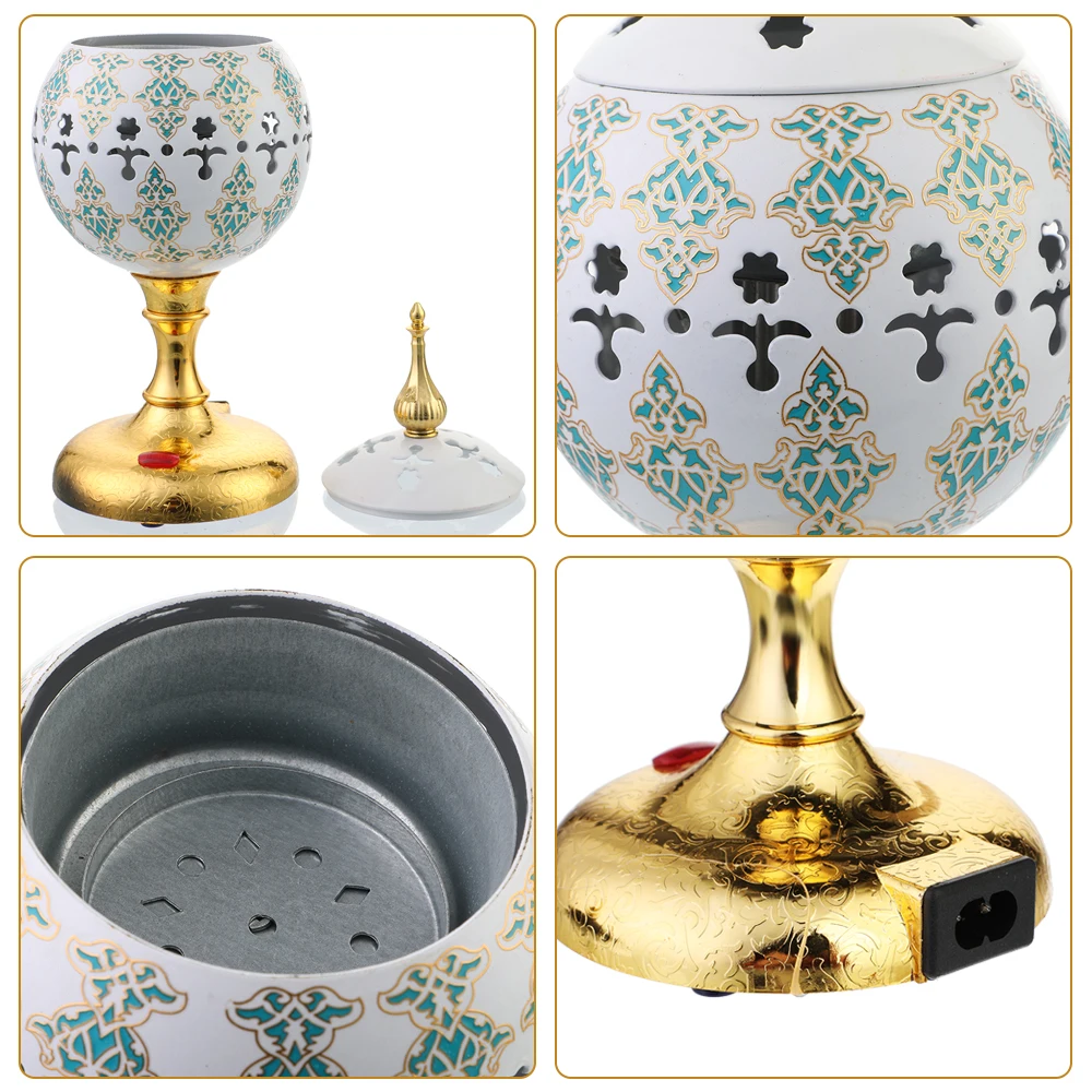 1 шт. полый узор керамические Благовония горелки портативный фарфор курильница