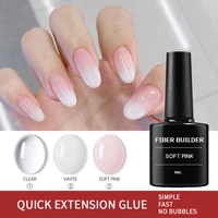 8ml new nail glue gel for falses tips nail art decoration adhesive tool fast extension sticking false french tips glue gel tslm1