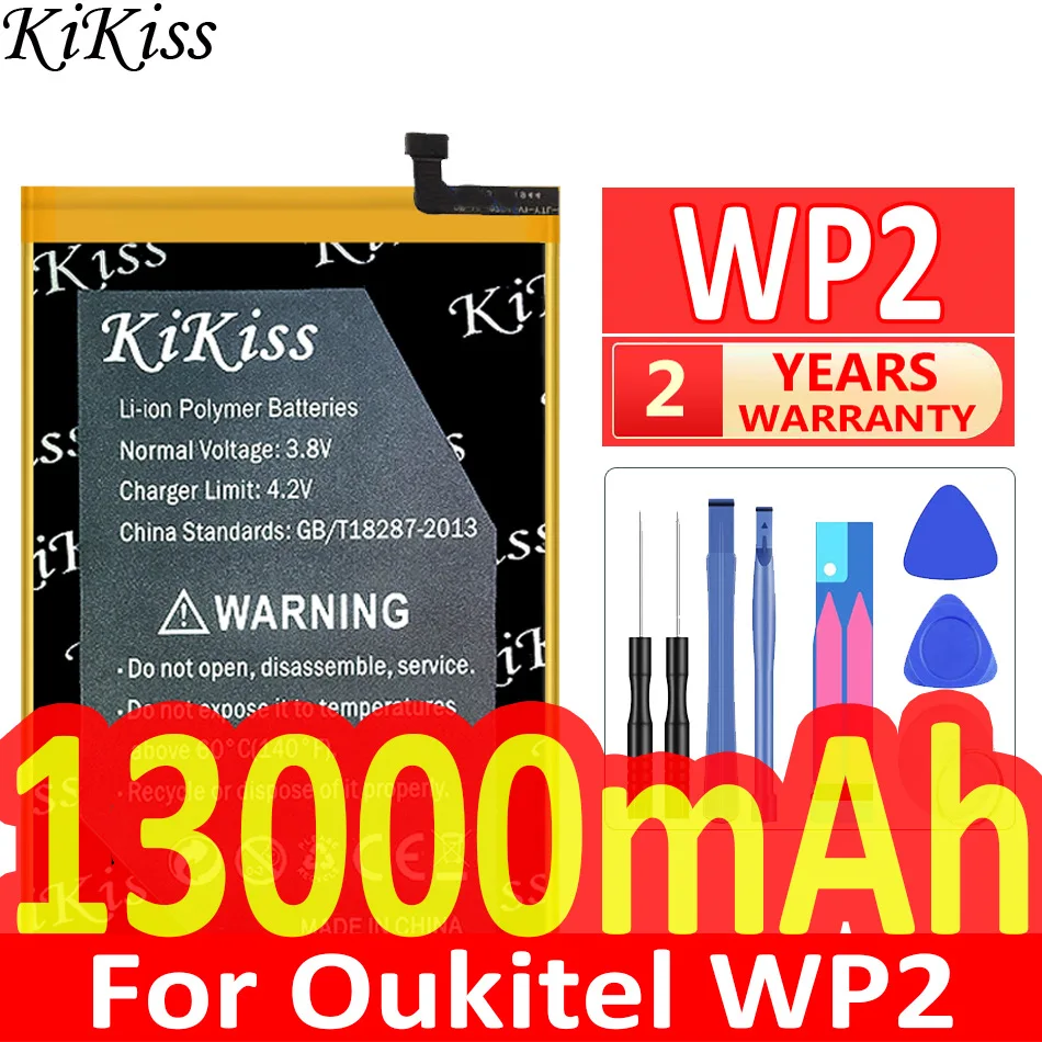 

Мощный аккумулятор 13000 мАч KiKiss для OUKITEL WP2 WP 2