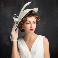 top quality bridal sinamay fascinator lady philippines sinamay hat with feathers for kentucky derby church wedding party