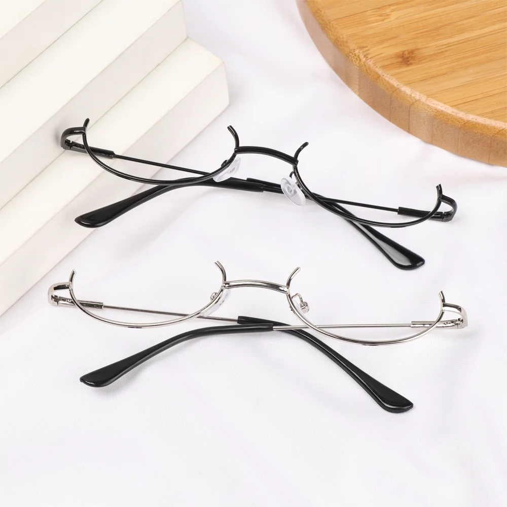 1 шт. полуоправа для очков унисекс винтажные овальные оптические очки без линз