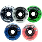 Колеса для роликовых коньков Hyper SEBA 80 мм, черные, белые, уличные Invaders, колеса FSK High HV HL KSJ IGOR, встроенные патины 84A Slalom