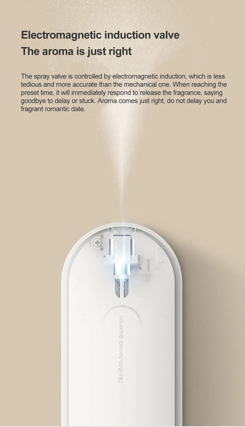 Слайдовый автоматический распылитель ароматизатор для спальни и ванной комнаты