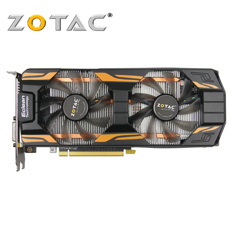 Видеокарта Zotac GTX 760 2 Гб GTX760 GPU для настольного ПК игровой экран карта 560 750 Ti HDMI VGA