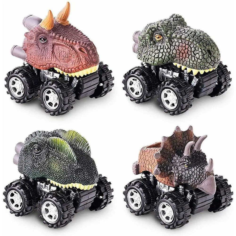 

Dinosaur Pull Back Car Bounce Car Racing Mini Car Model Dinosaur Back Car Pull Toy X7P2