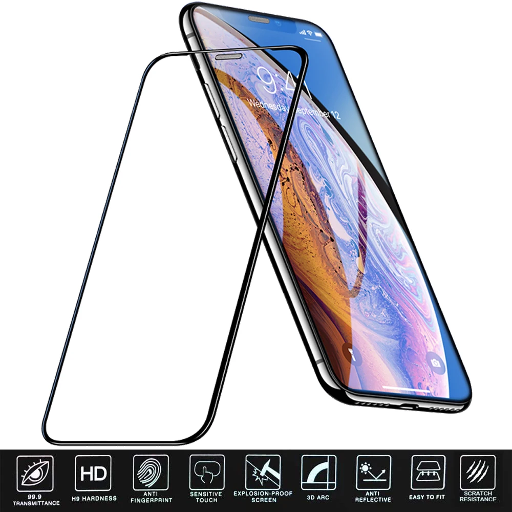 Защитное стекло для iphone SE 2020 11 Pro XS Max X XR закаленное Защита экрана pro max 6 S 7 8 plus