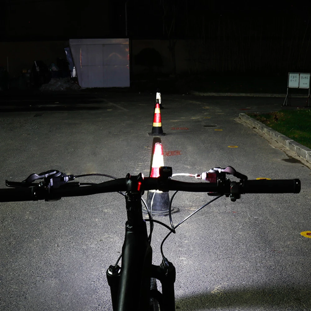 

Bicycle LED Light Rainproof USB 360 Degree Rotate Bike Headlight Flashlight Warning Lamp Digital Display Bike Light Flashlight