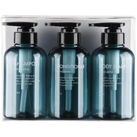 3pcs liquid soap dispenser hand sanitizer bottle bath body shampoo bottle outdoor shower gel travel tools 300ml 500ml