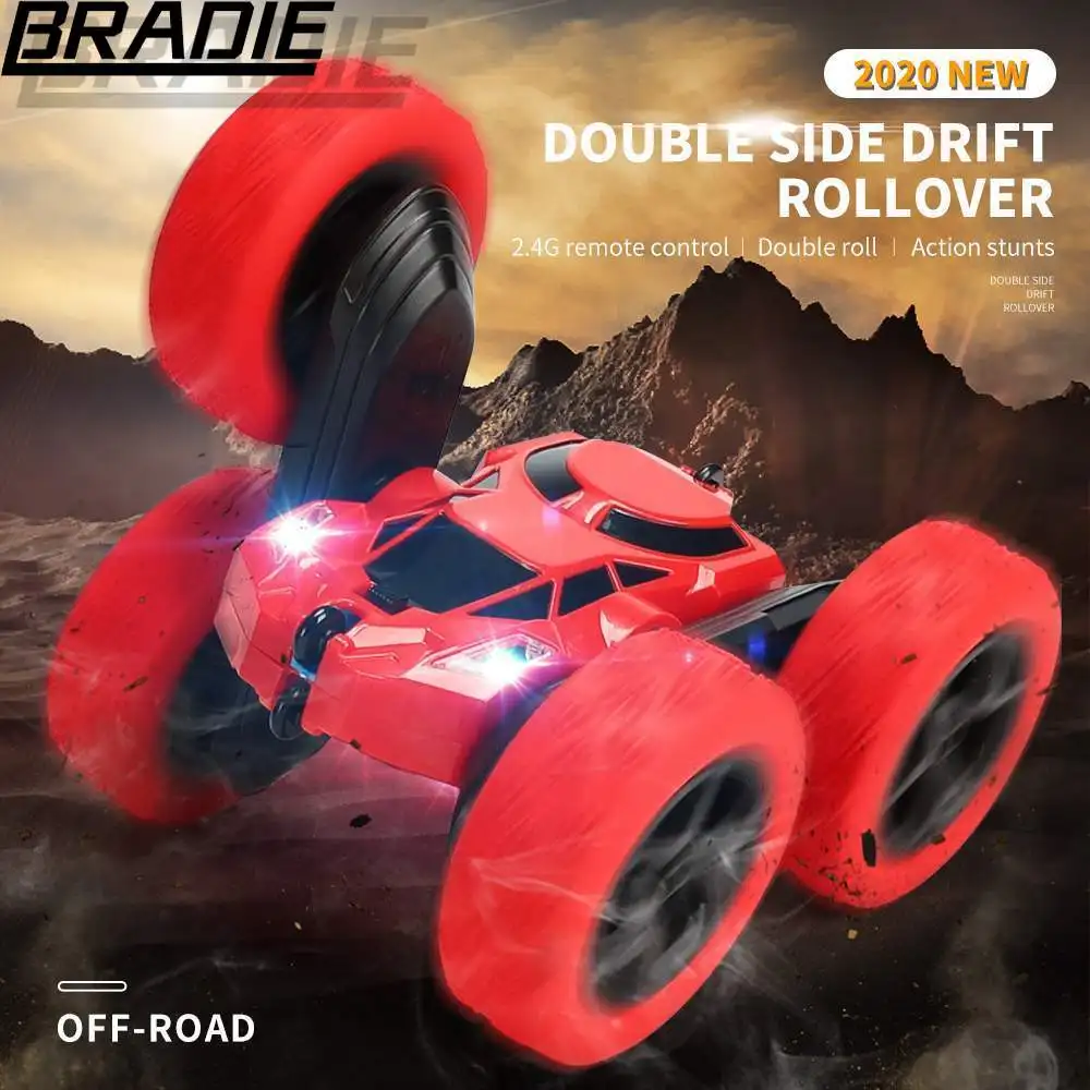 

C7 RC Car 2.4Ghz 4CH 1:16 Stunt Drift Deformation Radio Control Crawler 360 Degree Flip RC Vehicle Toys with LED Light