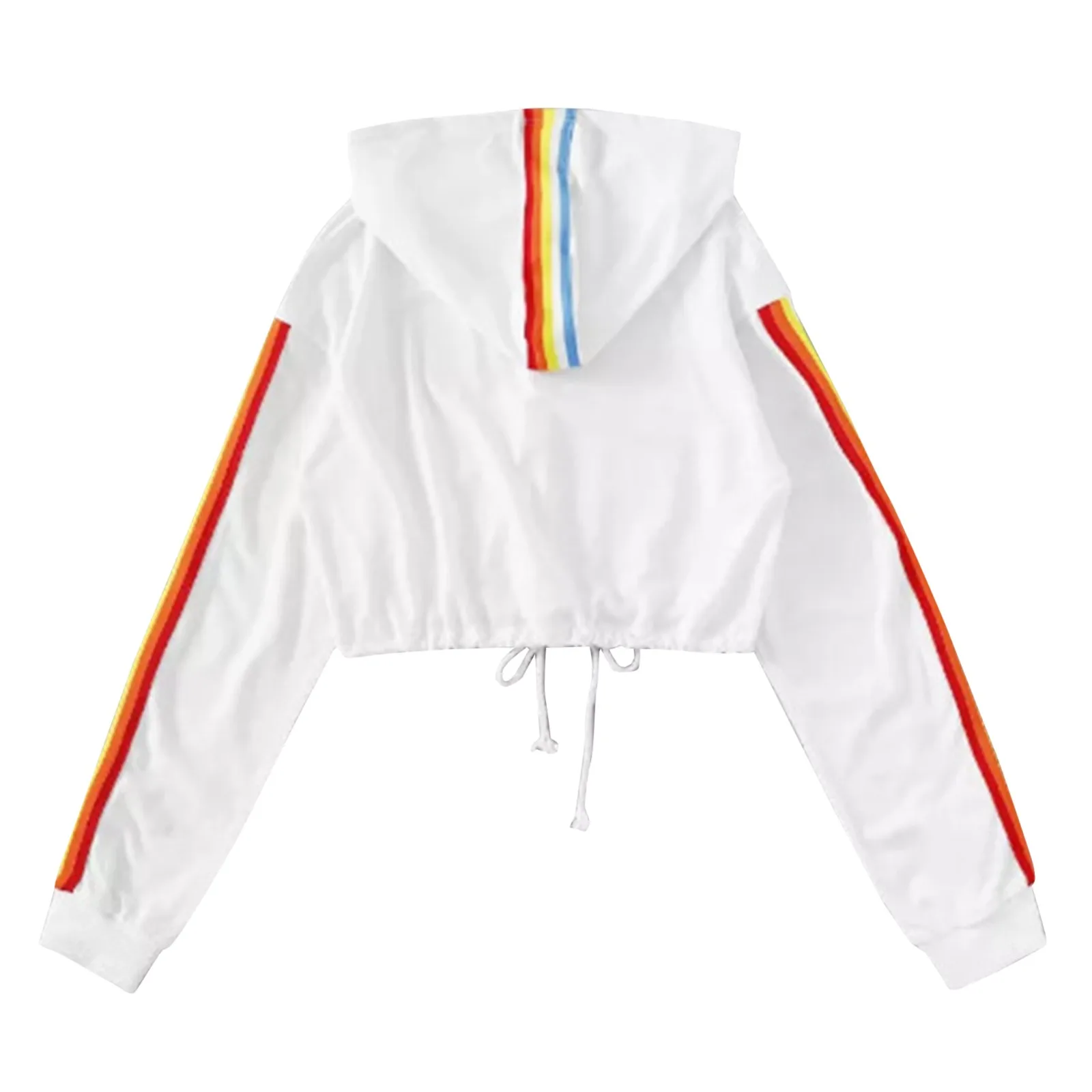 58# 2021 New Fashion Colorful Hoodies Fashion Women Lace Up Drawstring Long Sleeve Sweatershirt Hoodie Толстовка Женская