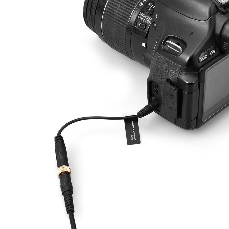 Адаптер для микрофона COMICA переходник с разъемом 3 5 мм и мама Canon Sony Nikon адаптер CVM-CPX