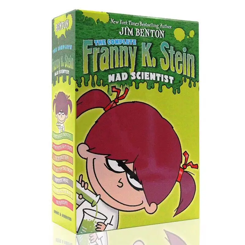 7 Books/Set he Complete Franny K. Stein Mad Scientist English Reading Books Lunch Walks Among Us | Канцтовары для офиса и дома