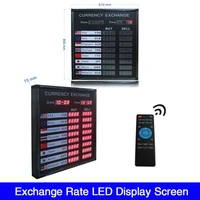 1 2 inch digital module composition bank finance led screen currency display board display size 610 x 800 x 75mm