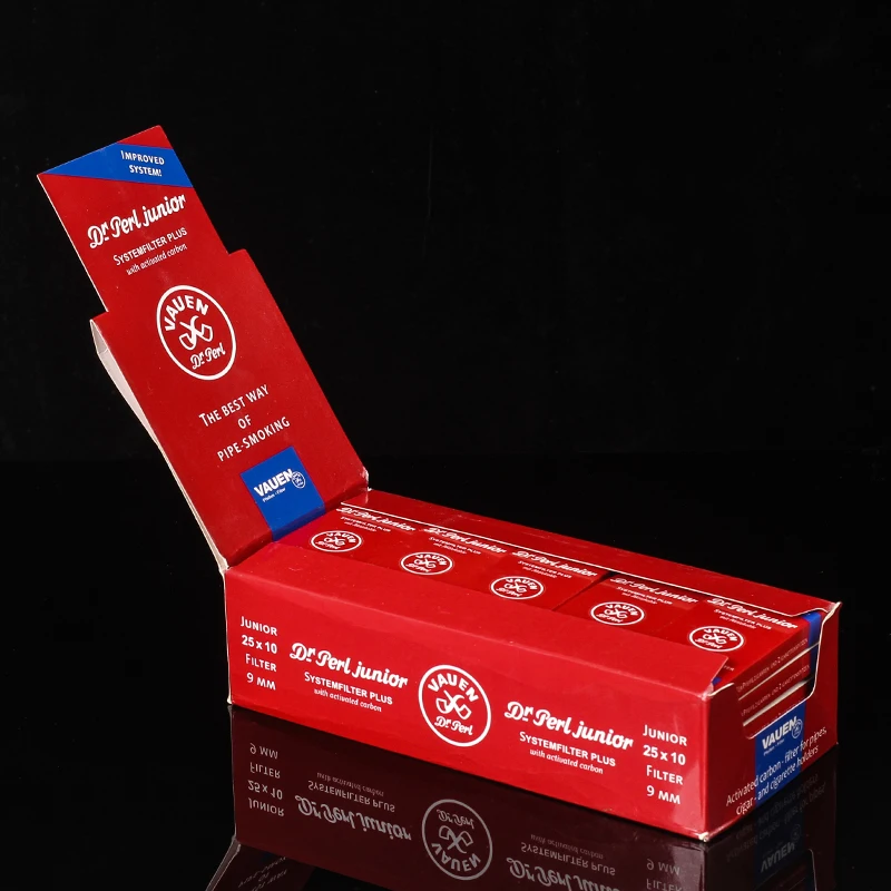 Оптовая продажа 250 фильтров в партии 9 мм стандартный фильтр для курительной