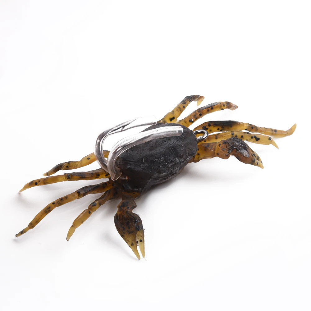 

1Pcs 3D Crab Fishing Fake Bait Accessories 10cm Lures Tackle Spinners Plugs Soft Bait Pike Trout Salmon For Fishing Parts
