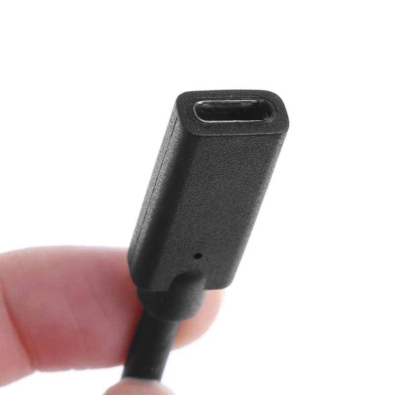 

90 Degree Right Angle USB 3.1 Type C Male To Female Extension Data Cable 1m M5TE