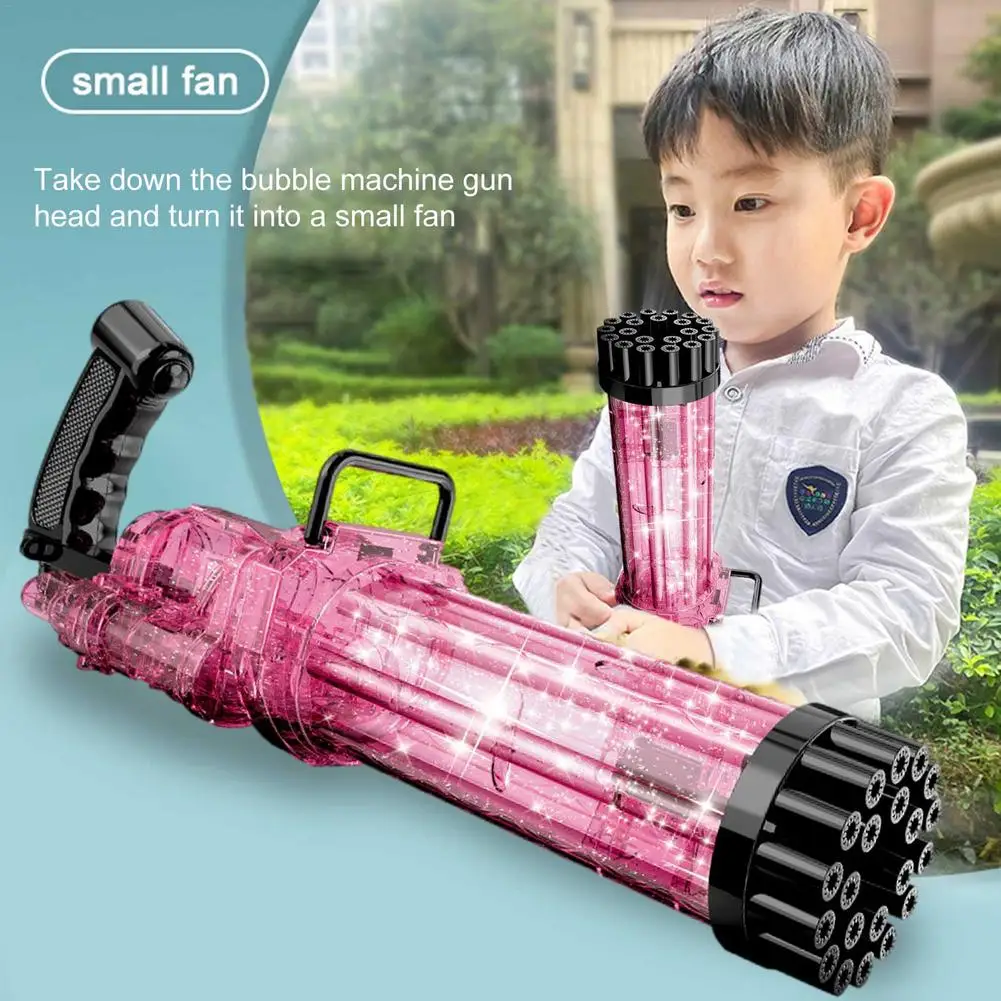 15.5Inch Gatling Bubble Machine Toy 21 Holes Maker | Игрушки и хобби