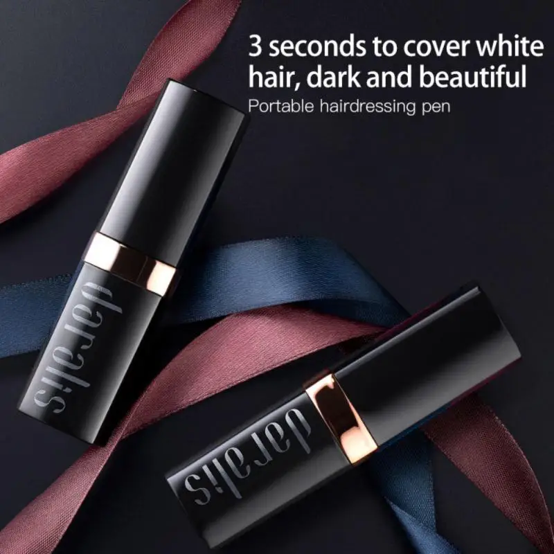 

One-Time Natural Plant Hair Dye Temporary Covering White Hair Black Brown Dye Stick Hair Color TSLM1