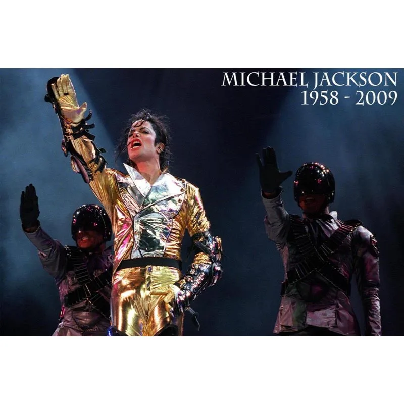 Майкл Джексон плакат Обычная сатиновая печати плакатов ткань постер на стену из