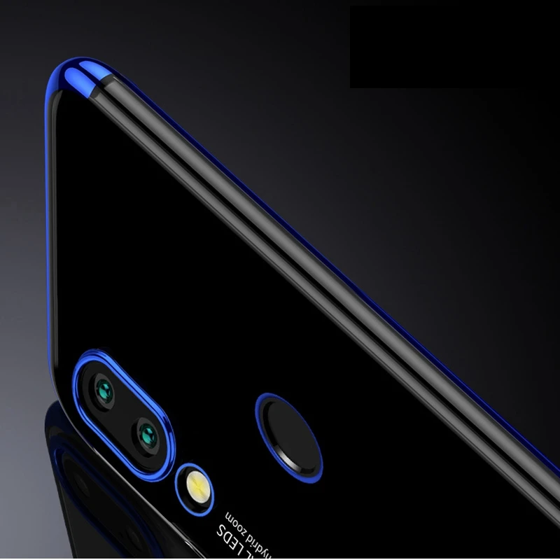 Мягкие чехлы для телефонов Huawei Honor 8X Роскошные ультра тонкие прозрачные из ТПУ 360