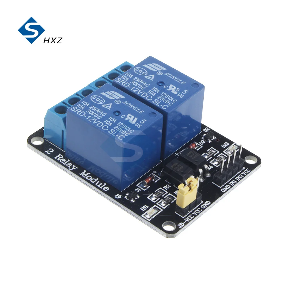 2 канальный релейный модуль DC 24V 12V 5V с анод для PIC AVR DSP рука Arduino Новый Функция |