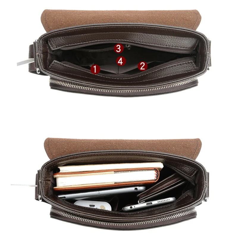 

Famous Brand Men's Shoulder Crossbody Bag Casual Business Messenger Bags for Male 2020 Luxury Man Handbags Pu Leather Ipad Bag
