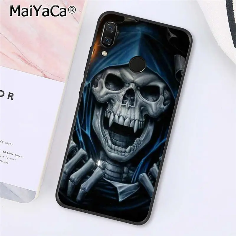 MaiYaCa Мрачный Жнец "скелетная" Капа чехол для телефона для Xiaomi Redmi8 4X 6A S2 5A Redmi 5 5Plus Note7 8Pro 7A 6A