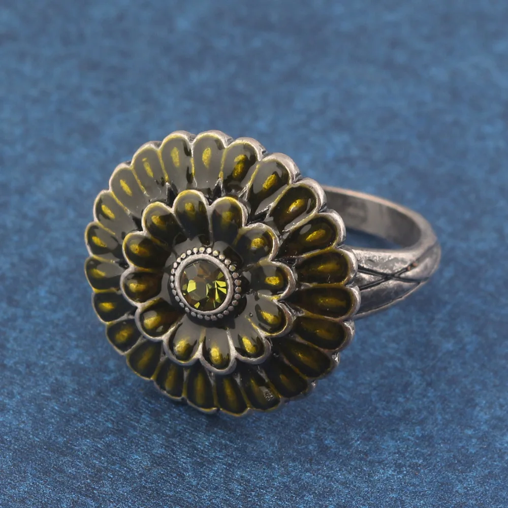 Набор ручных колец Dark Soul Flame винтажные готические кольца с кристаллами злой глаз