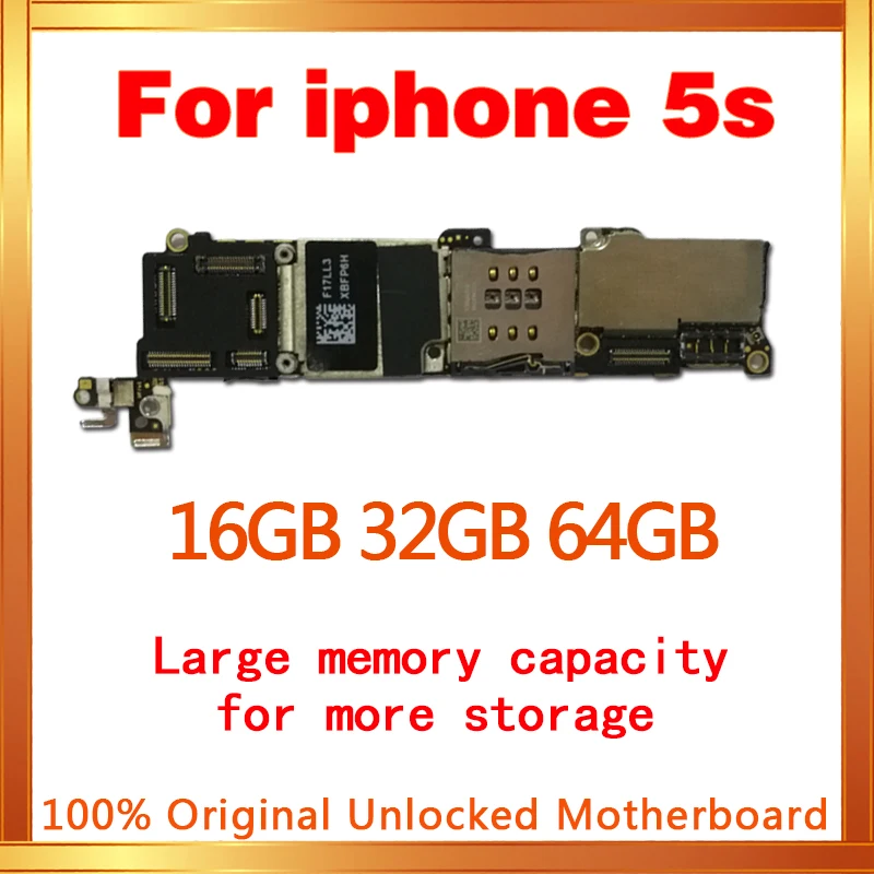 16 ГБ 32 64 материнская плата с/без сенсорного ID для iphone 5S разблокированная IOS