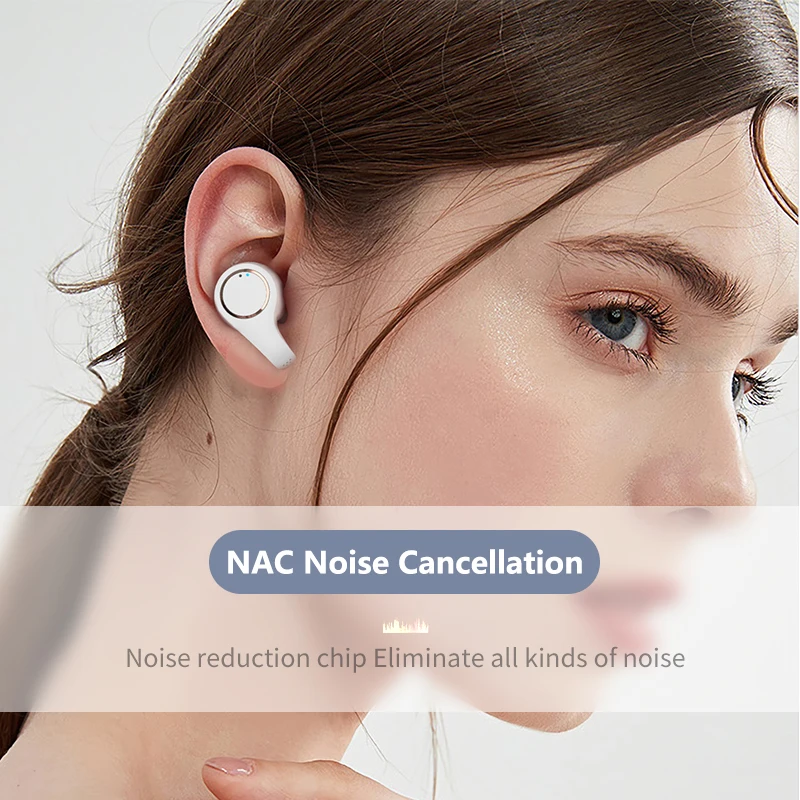 

Noise Reduction Earphones Bluetooth Wireless Headphones Waterproof Headset Stereo with Microphone Sports Earbuds for Xiaomi Ios