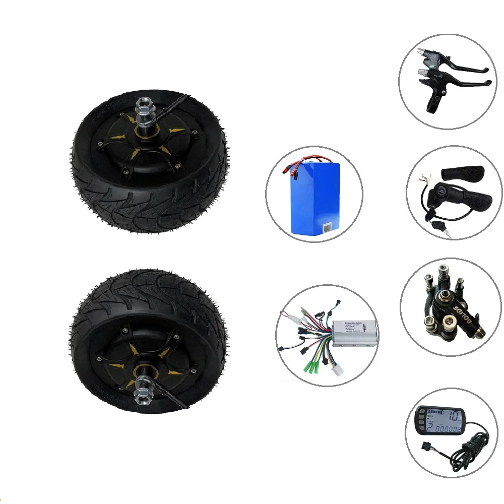 Электрический комплект для переоборудования мотора 8 48 в 1000 Вт 60 км/ч Fat Tire 200*85 мм