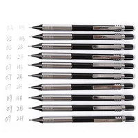 1 piece metal mechanical pencils 2h hb 2b 0 5mm 0 7mm 0 9mm automatic pencil for sketching drawing school office supplies
