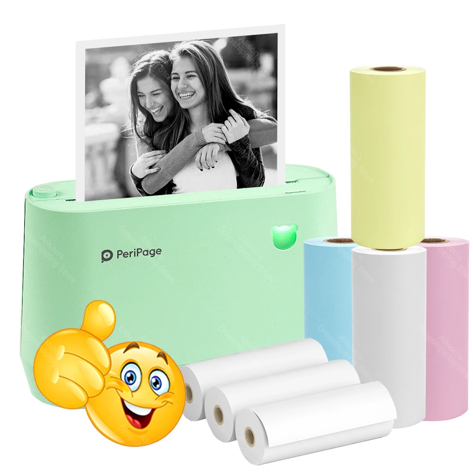 Карманный фотопринтер Peripage A9 PRO термоэтикетки 300 точек/дюйм USB|Принтеры| |