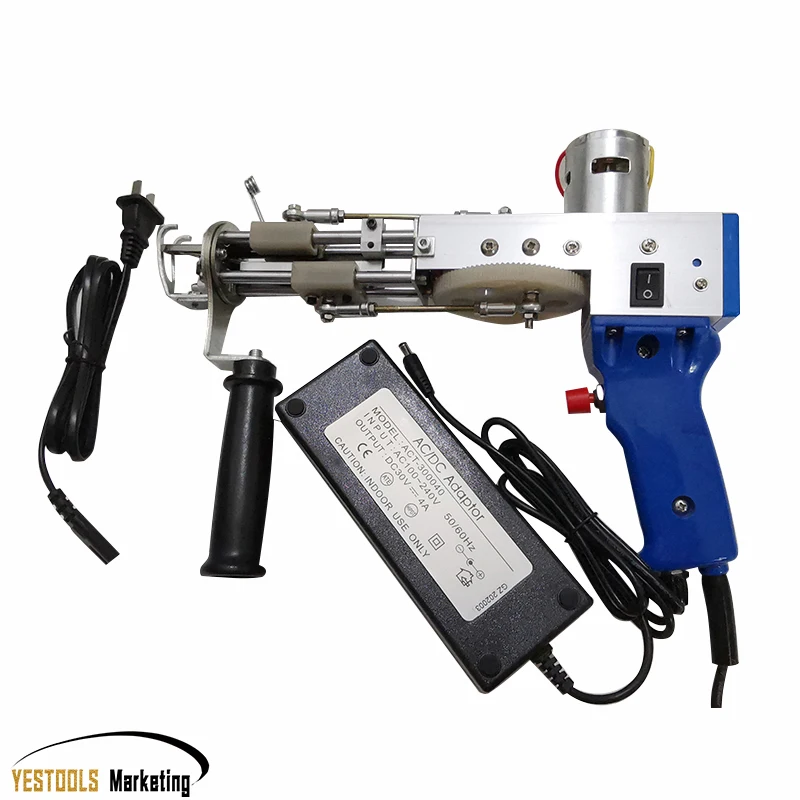 Разрезной ворс Электрический ковроткачество пистолет Ручной Ковер ворсовый