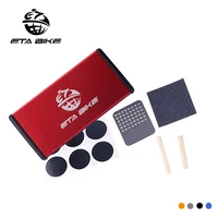 bicycle puncture repair kit bike tyre patches cycling maintenance tool kit set portable glue free tire patch tools accessories