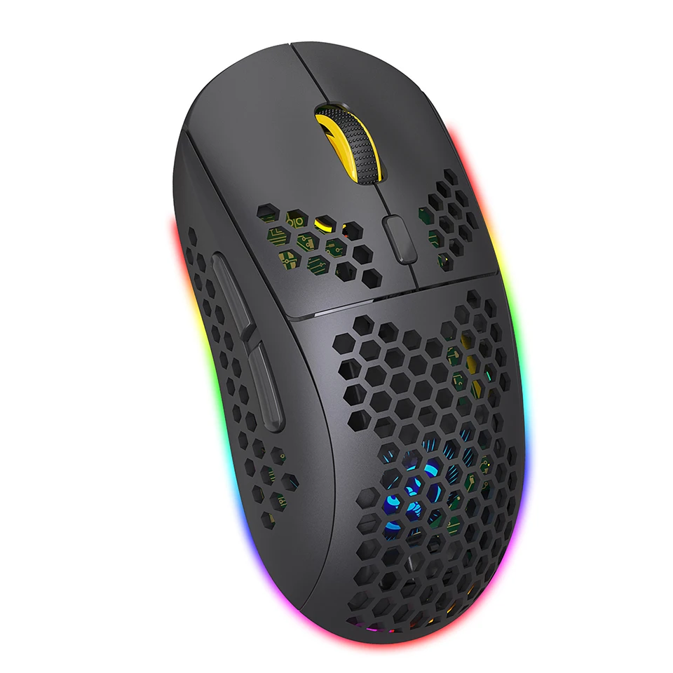 

Беспроводная игровая мышь 2,4 ГГц RGB Type-C, перезаряжаемые мыши 3600 DPI, 5 передач, Регулируемая Bluetooth мышь для компьютера, ноутбука, ПК