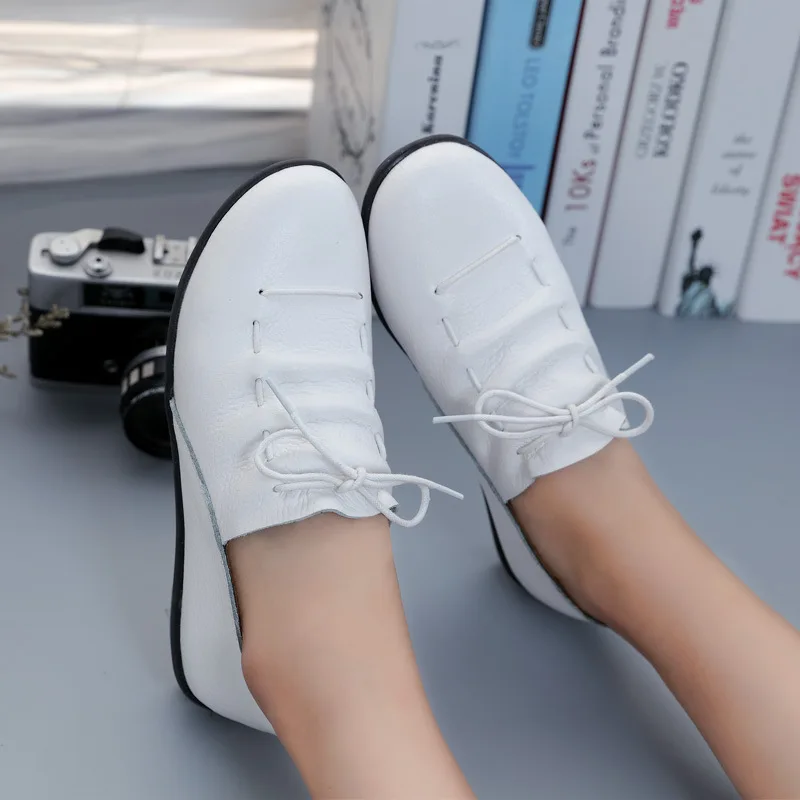 Женская обувь Новое поступление Туфли на шнуровке с толстым каблуком