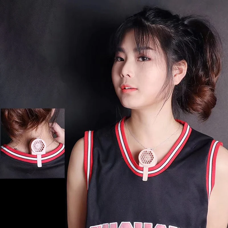 USB Мини Портативный охлаждающий вентилятор кулер 800 мАч летнее охлаждение