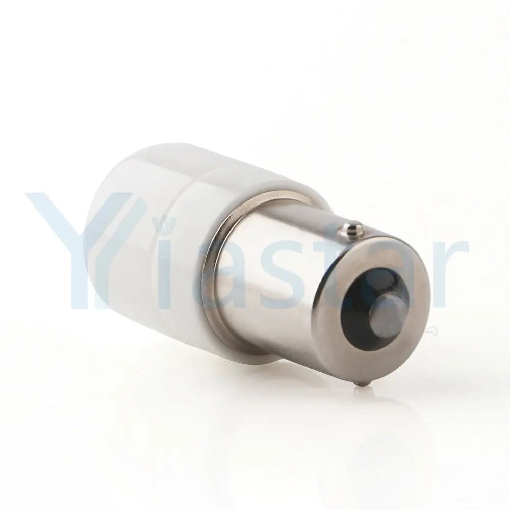 Yiastar 10pcs Ceramic 1156 BA15S P21w BAU15S PY21w 1157 BAY15D T20 7440 W21W 7443 LED Bulbs 3030 6 SMD car white red amber | Автомобили и