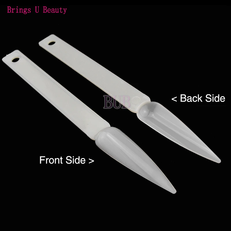 Натуральный/Прозрачный 50 шт. шпильки острые Типсы для дизайна ногтей колесо