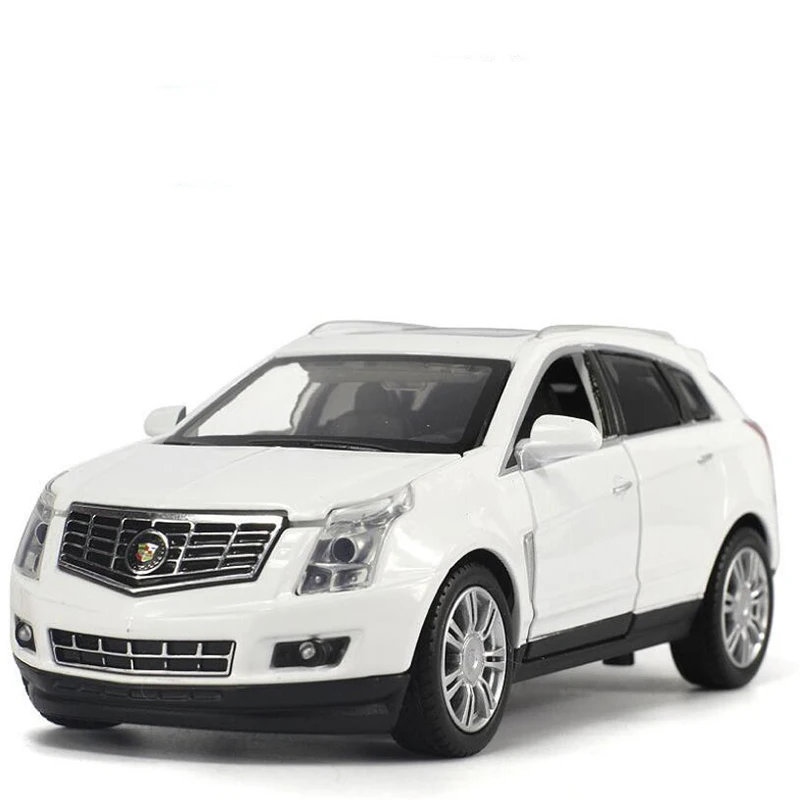 1:32 Scale Cadillac SRX литая игрушка из сплава автомобиль откатный звук и светильник