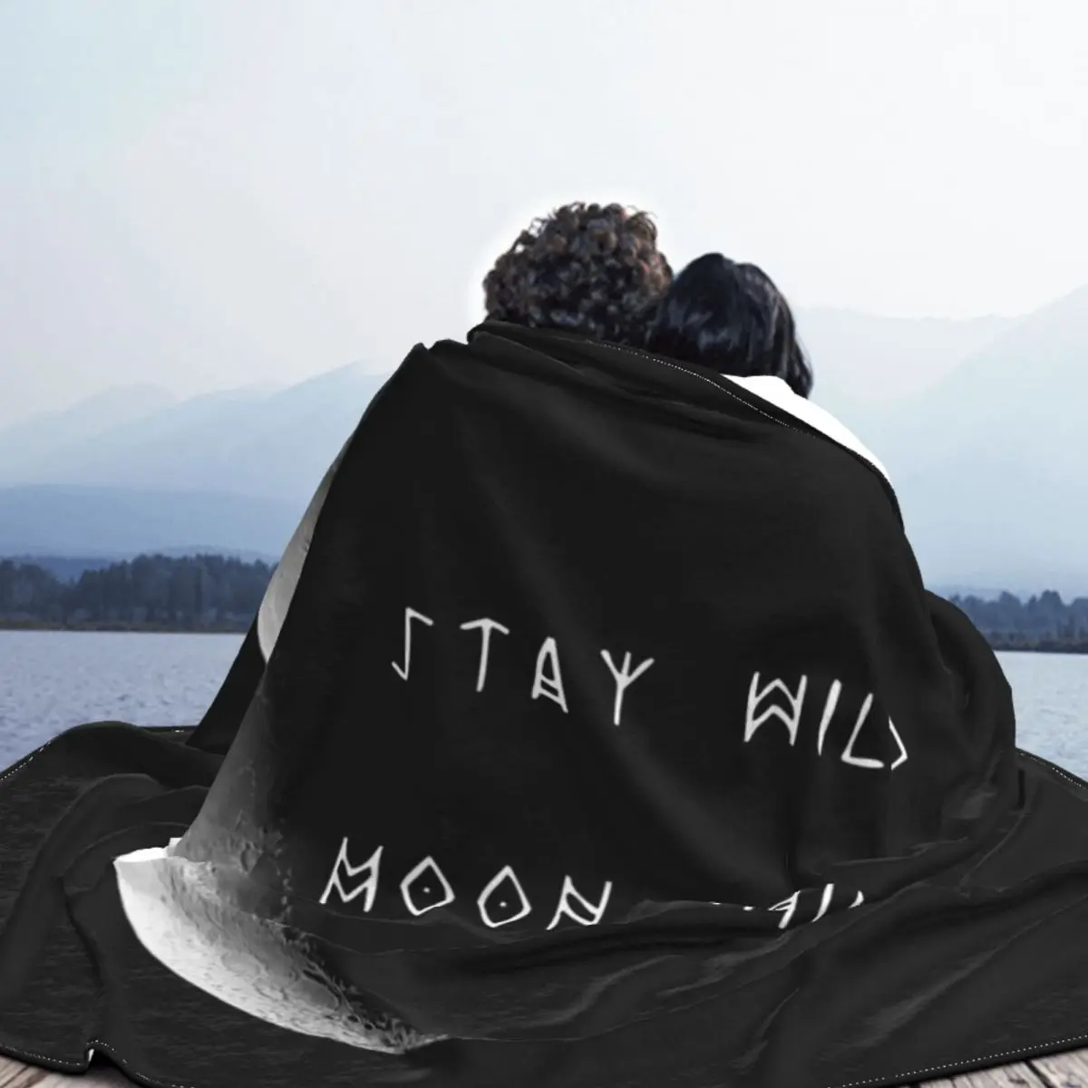 Детские одеяла Stay Wild Moon Eclipse коралловый флис Текстильный декор небо космос теплые