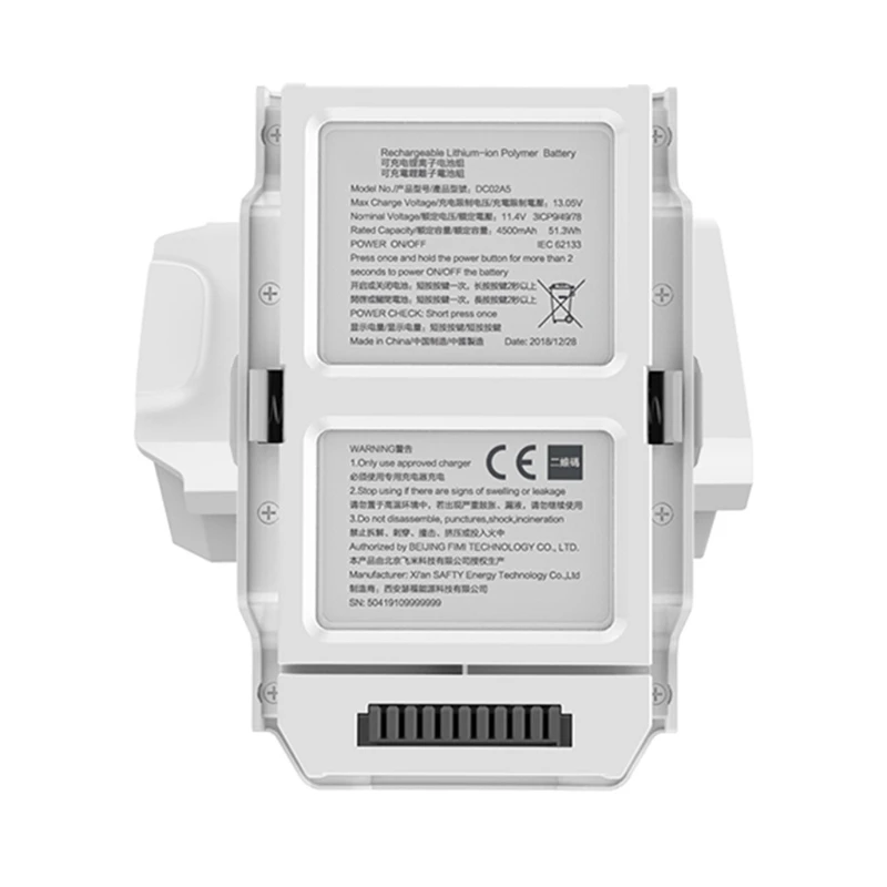 RC Drone Battery Quadcopter Remote Control Vehicle Spare Part Replacement Rechargeable Lithium Battery for FIMI X8SE