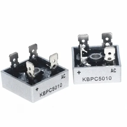 1 шт. KBPC5010 1000V 50A диодный мост выпрямителя KBPC2504 KBPC3510 KBPC1510 SKBPC5016|Интегральные схемы| |
