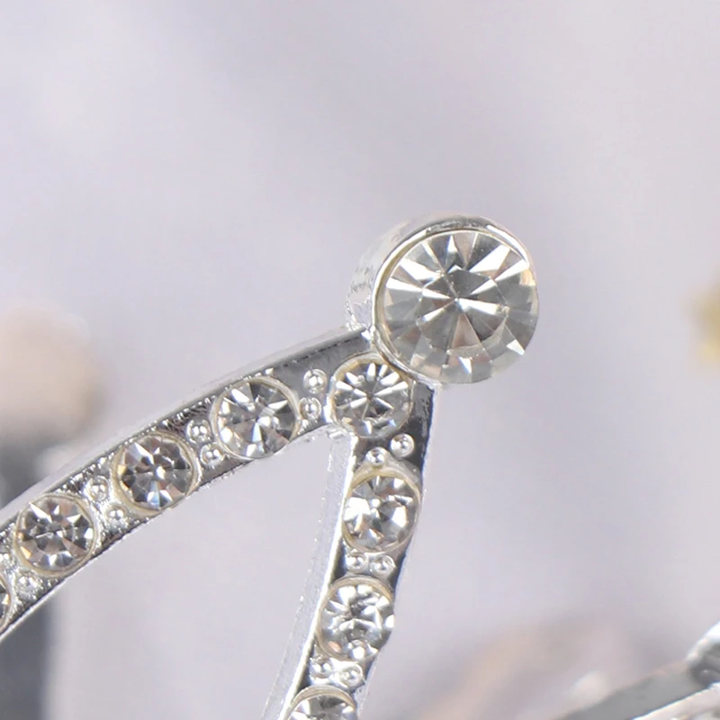 Мини Корона принцесса Топпер Хрустальный жемчуг детские украшения для волос