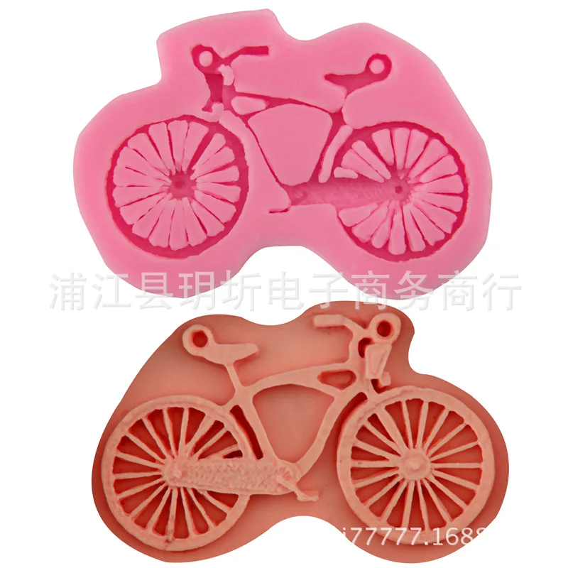 

Велосипедный Спорт силиконовая шоколадная Флип сахара Форма для пирога DIY инструмент для украшения выпечки гипса клей форма для мыла для ру...